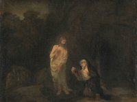 GG 235  GG 235, Rembrandt Harmensz van Rijn (1606-1669), Noli me tangere (Christus und Maria Magdalena), 1651, Leinwand, 65 x 79 cm : Museumsfoto: Claus Cordes, 05.04.2011